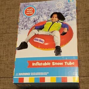 Little Tikes Inflatable Snow Tube Pool 33" w 2 Handles Age 3+ New